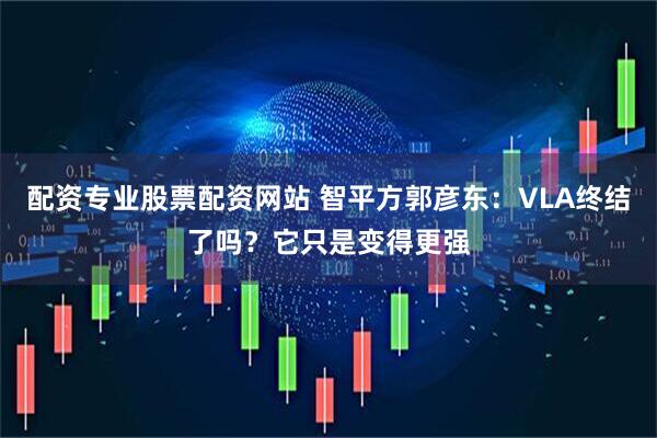 配资专业股票配资网站 智平方郭彦东：VLA终结了吗？它只是变得更强