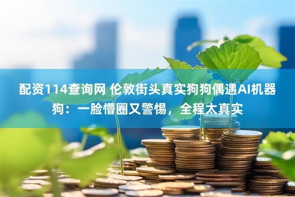 配资114查询网 伦敦街头真实狗狗偶遇AI机器狗：一脸懵圈又警惕，全程太真实